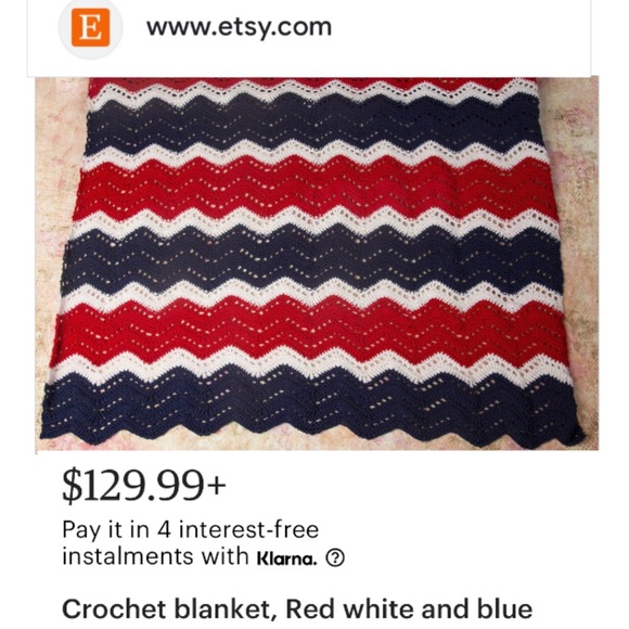 VINTAGE HANDCRAFTED Afghan (Over 80 years old) Never Used! - Picture 3 of 4